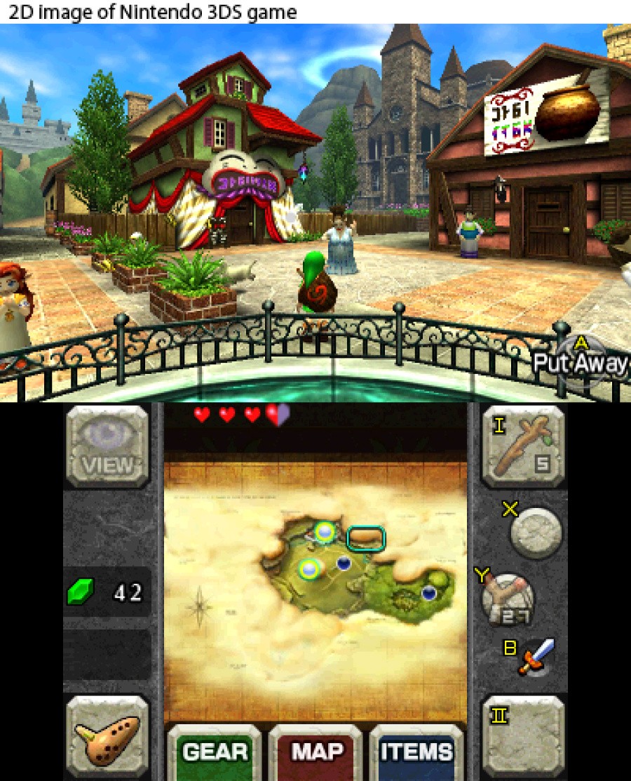 The Legend of Zelda: Ocarina of Time 3D Screenshot