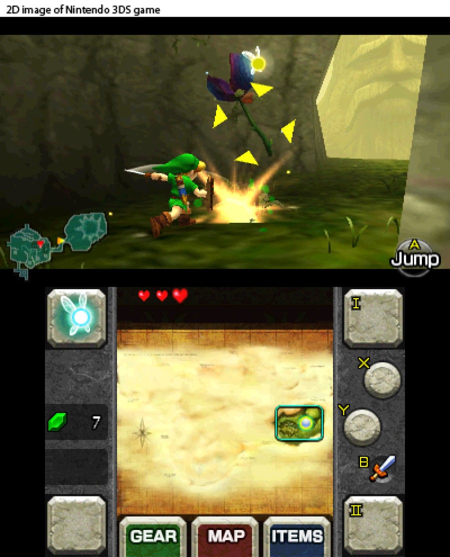The Legend of Zelda: Ocarina of Time 3D Screenshot