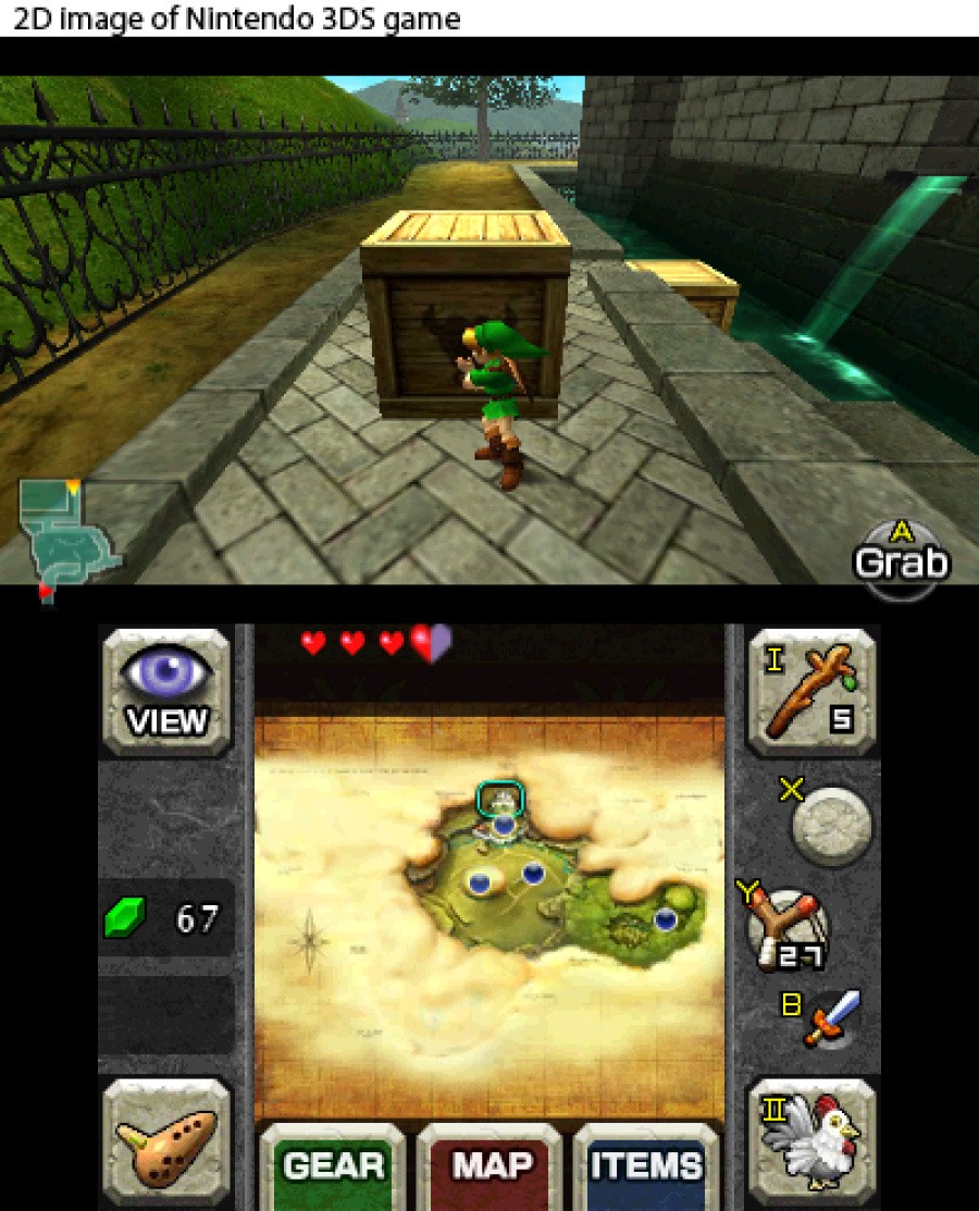 The Legend of Zelda: Ocarina of Time 3D Screenshot