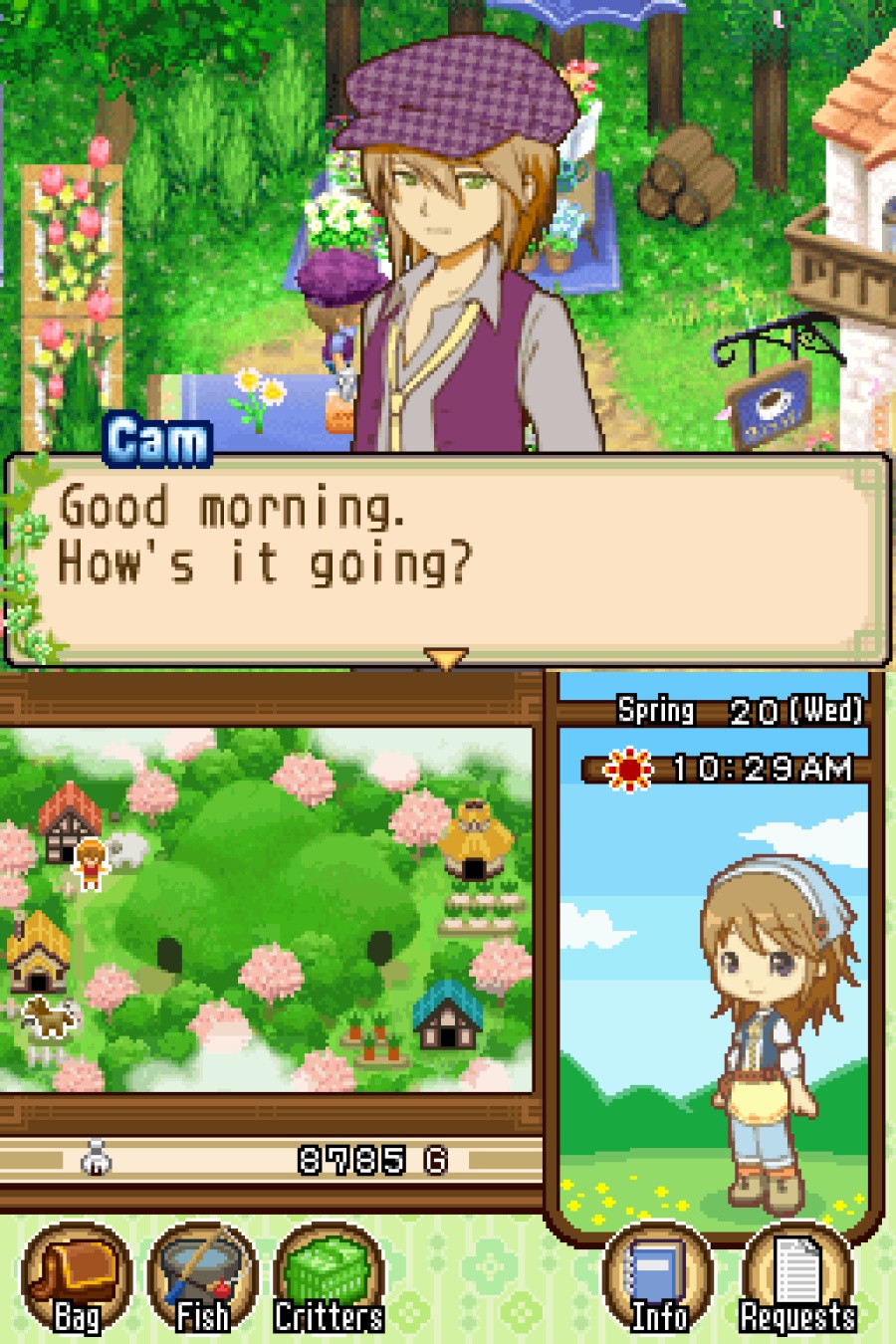 Harvest Moon DS: The Tale of Two Towns Screenshot