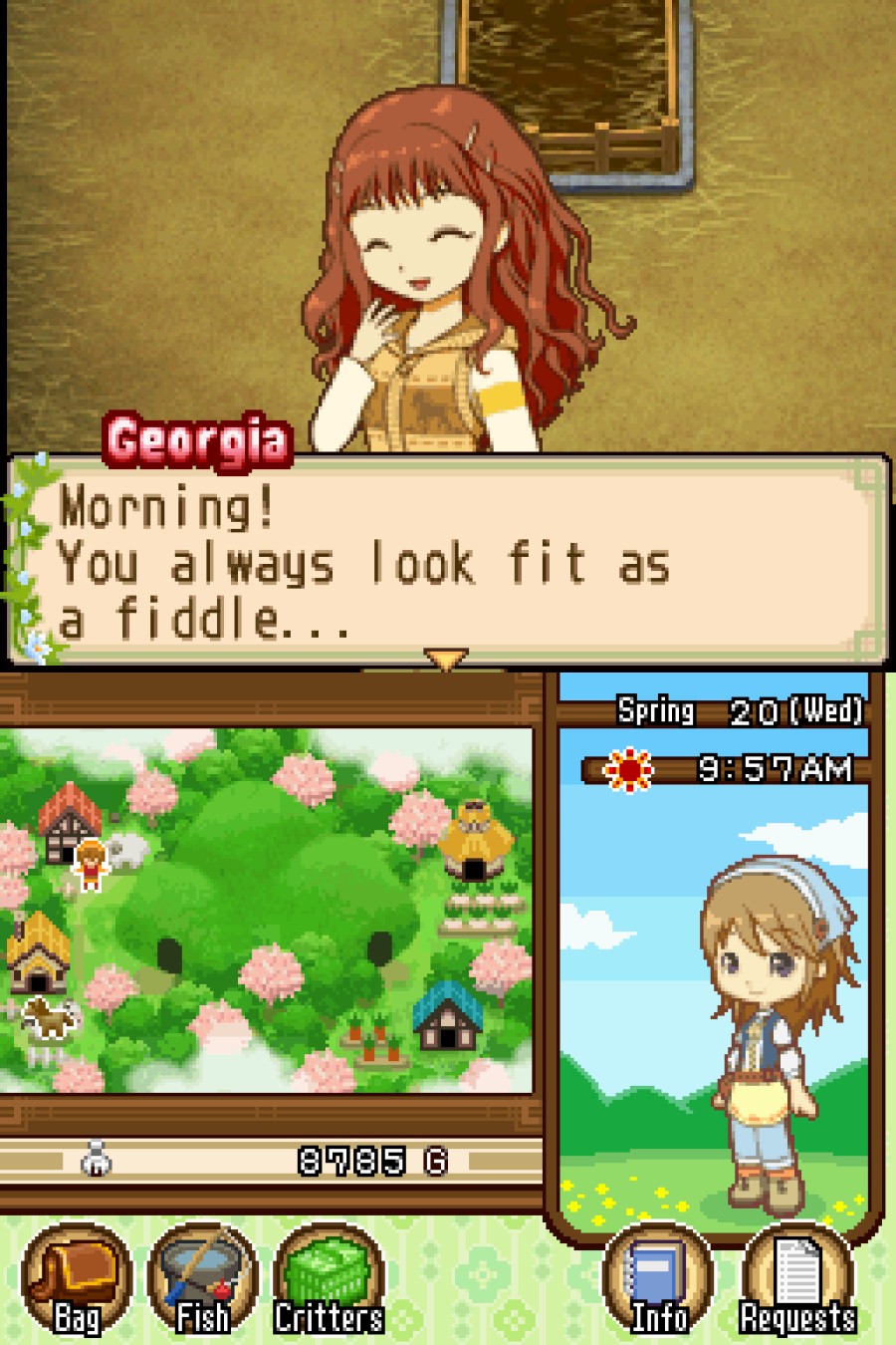 Harvest Moon DS: The Tale of Two Towns Screenshot