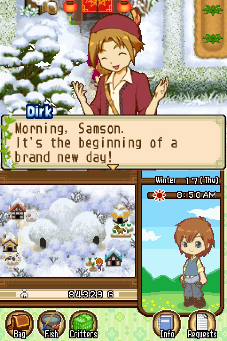 Harvest Moon DS: The Tale of Two Towns Screenshot