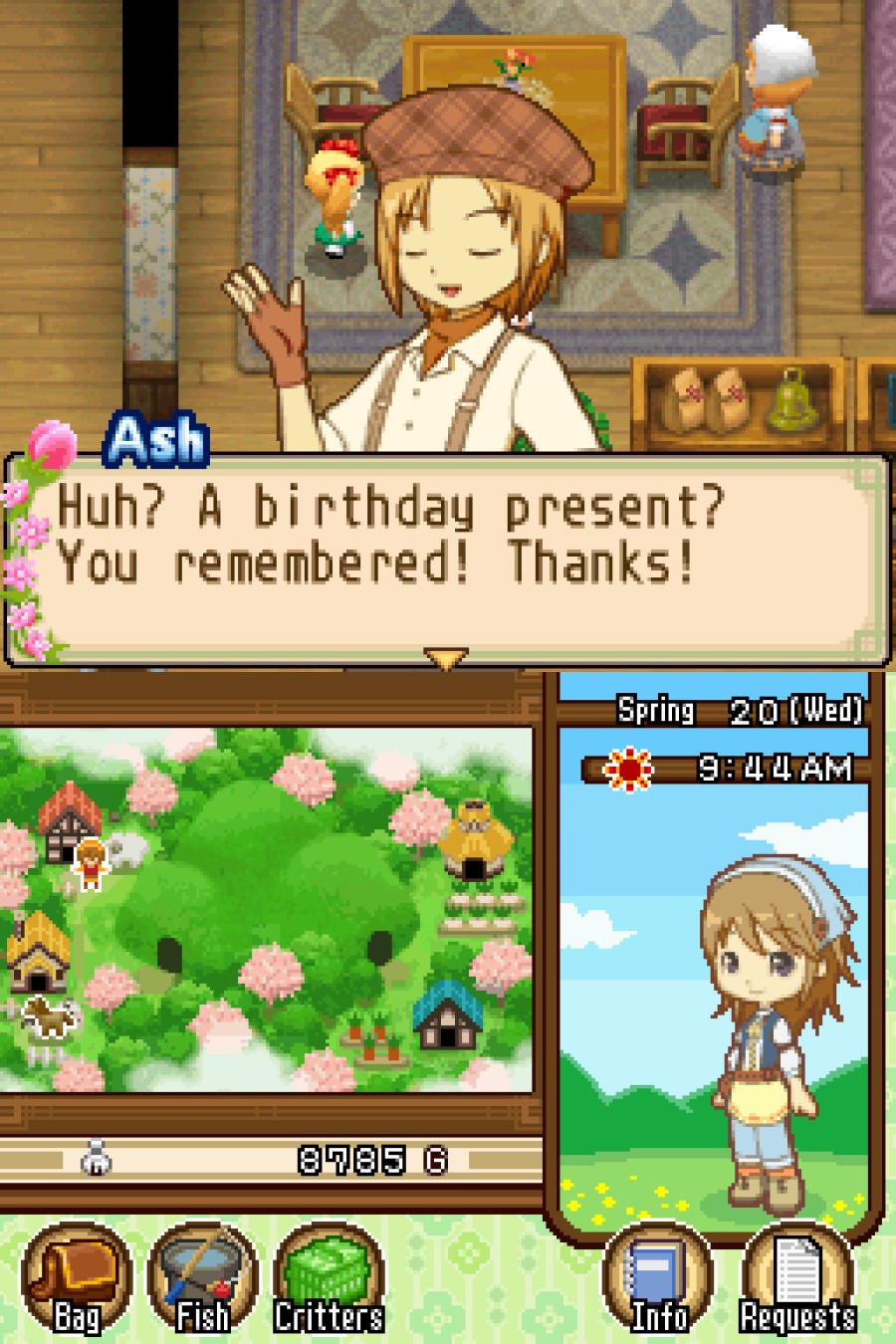 Harvest Moon DS: The Tale of Two Towns Screenshot