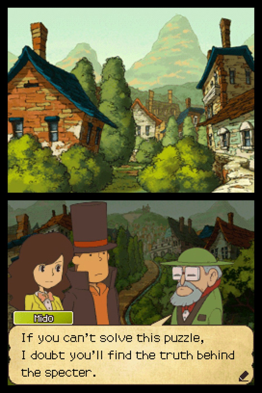 Professor Layton and the Last Specter Screenshot