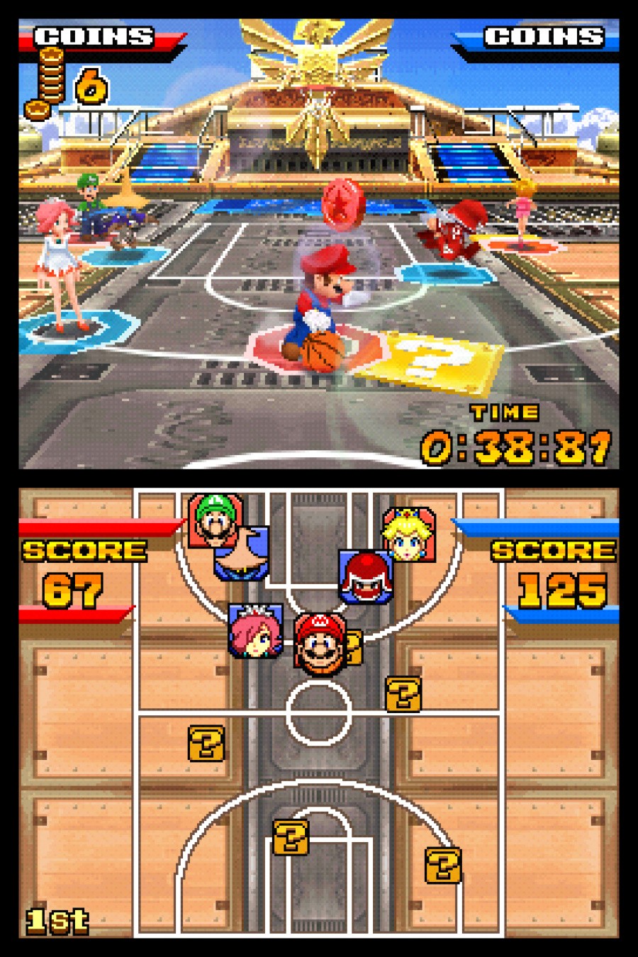 Mario Hoops 3 on 3 Screenshot