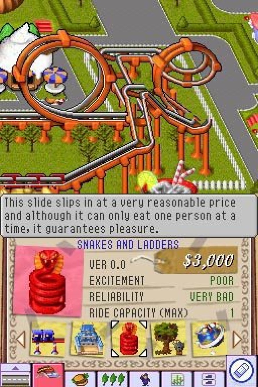 Theme Park DS Screenshot