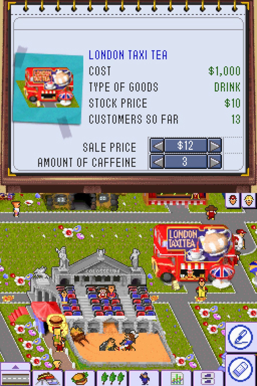 Theme Park DS Screenshot