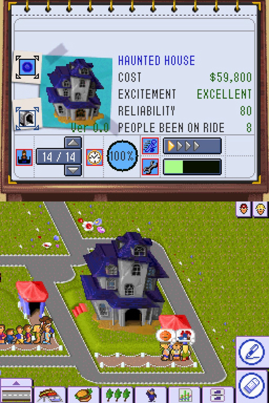 Theme Park DS Screenshot