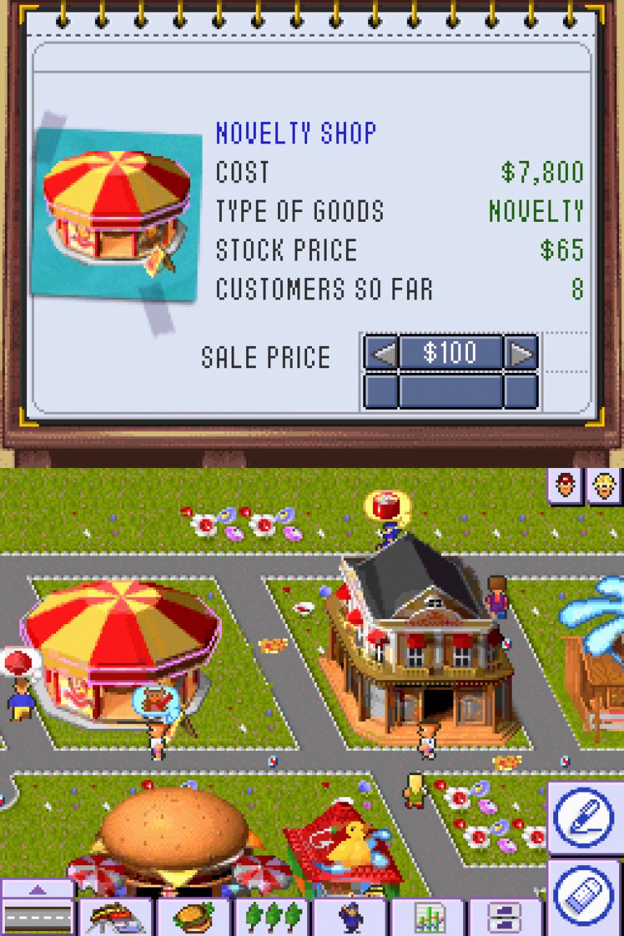 Theme Park DS Screenshot