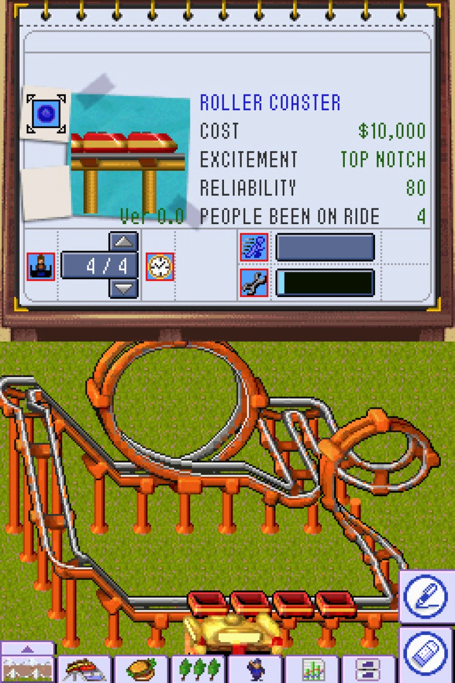 Theme Park DS Screenshot