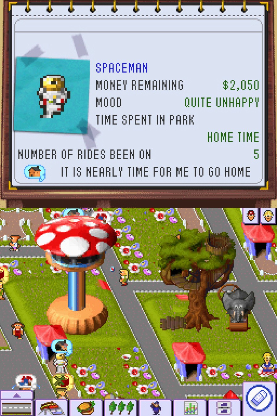 Theme Park DS Screenshot