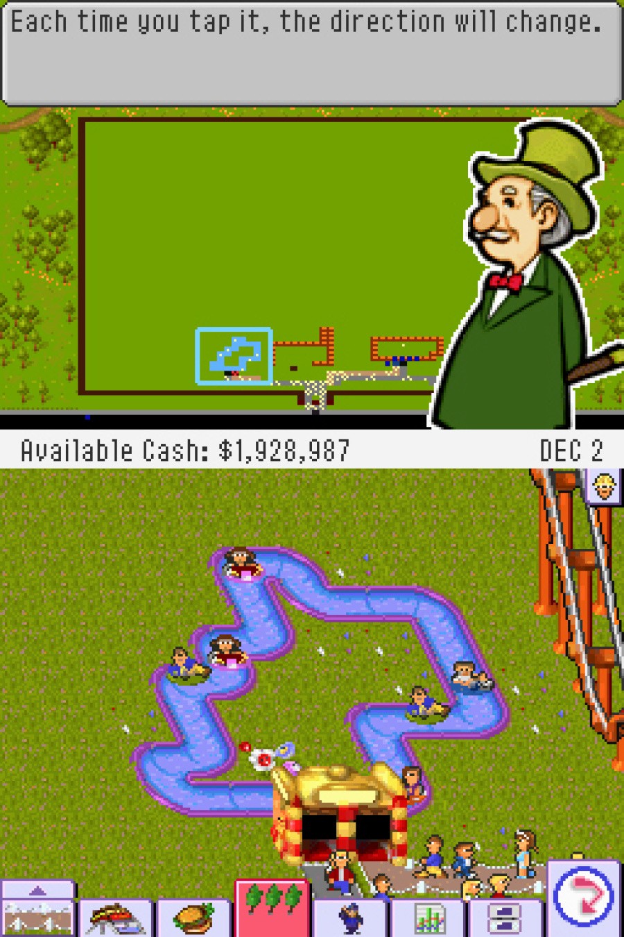 Theme Park DS Screenshot