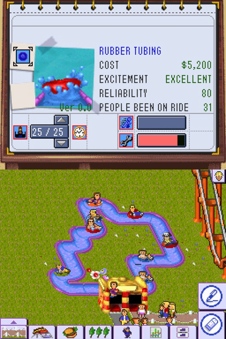 Theme Park DS Screenshot