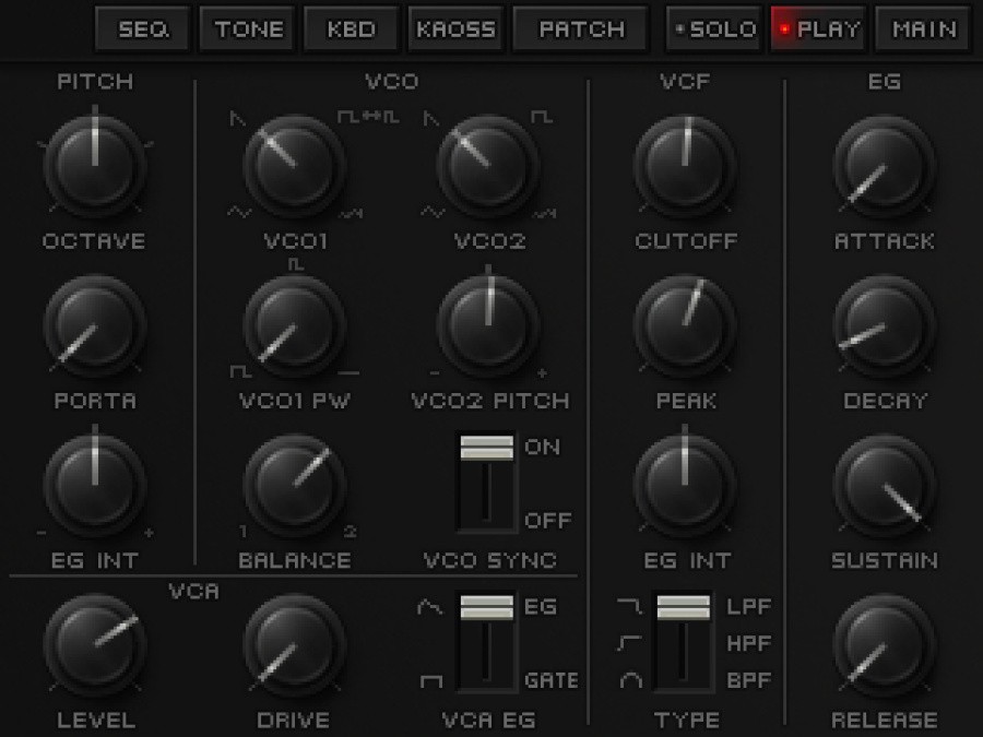 KORG DSN-12 Screenshot