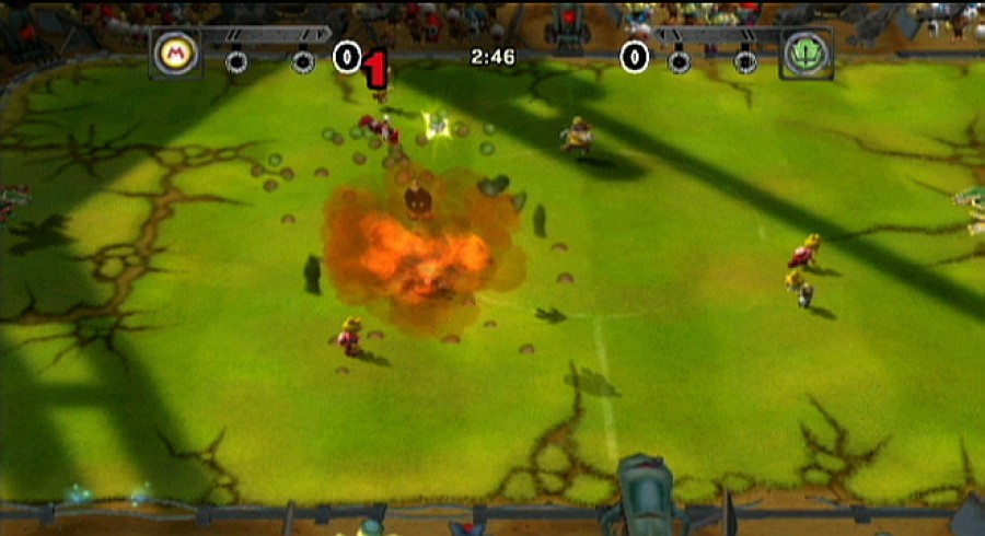 Mario Strikers Charged Screenshot