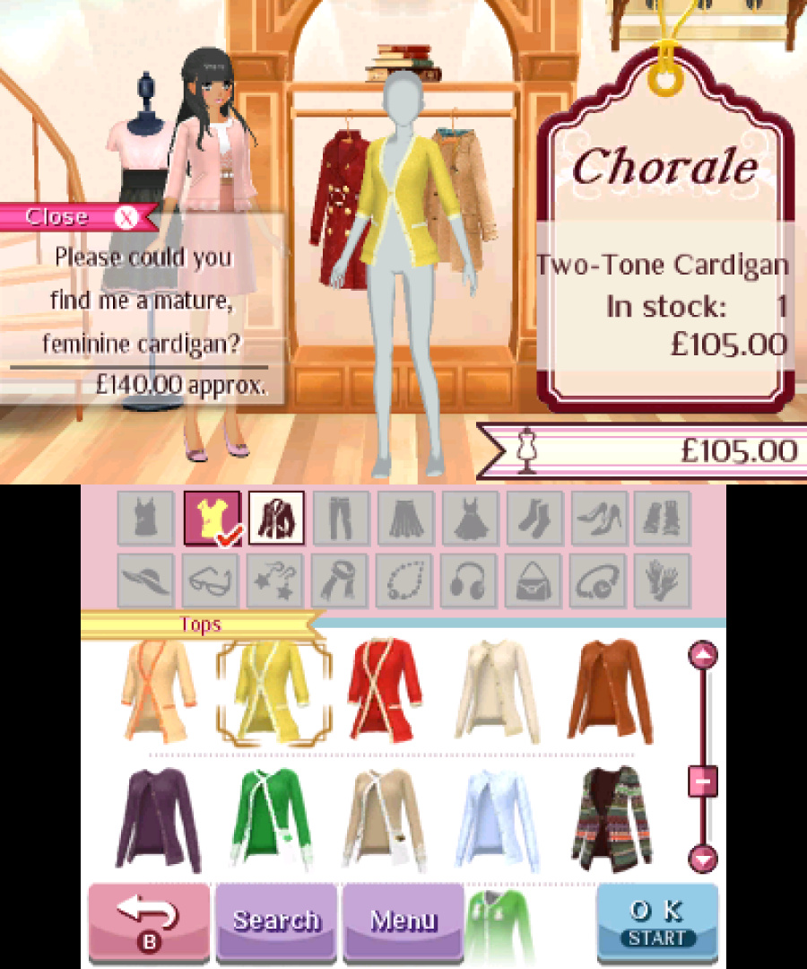 Nintendo presents: New Style Boutique 3 - Styling Star Screenshot